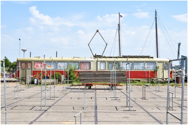 train carriage house